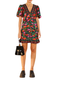 Robe courte Lady Strawberrymini - Noir