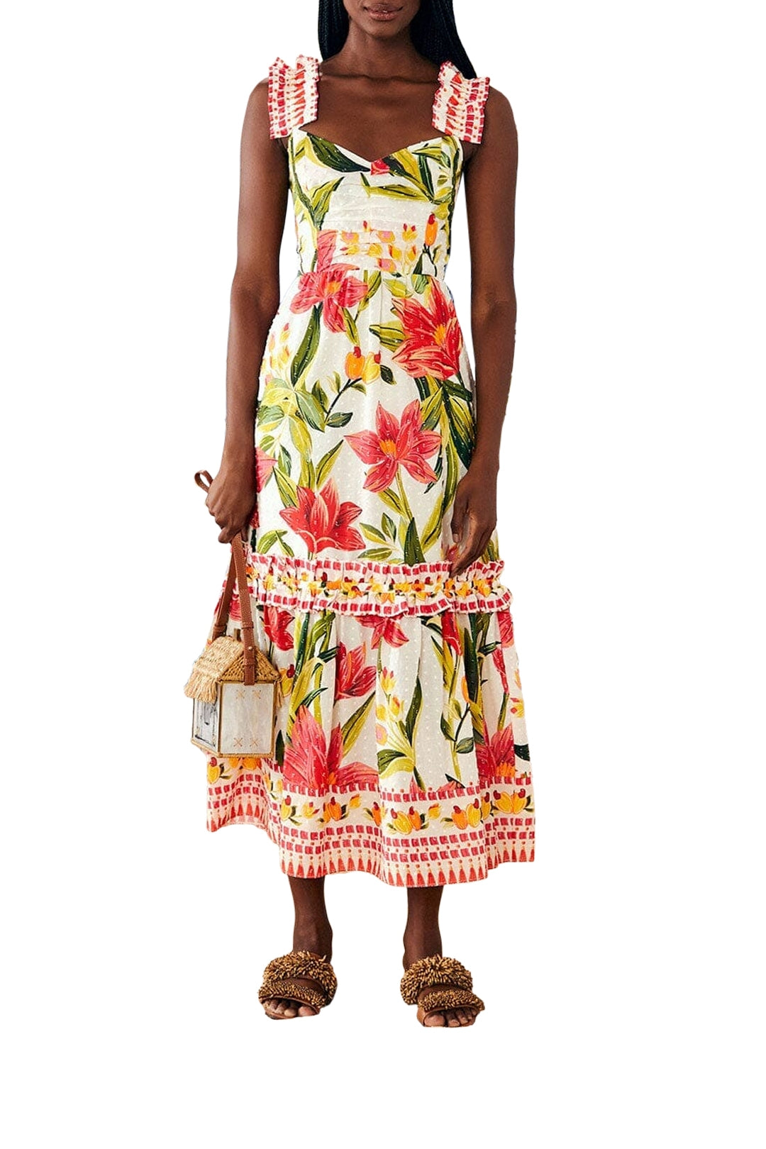 Robe longue Cashew Garden - Multicolore