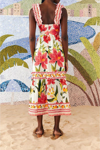 Robe longue Cashew Garden - Multicolore