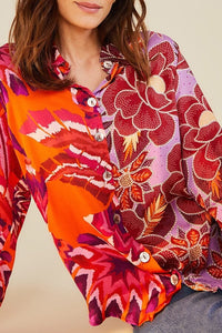 Chemise à imprimé - Multicolore