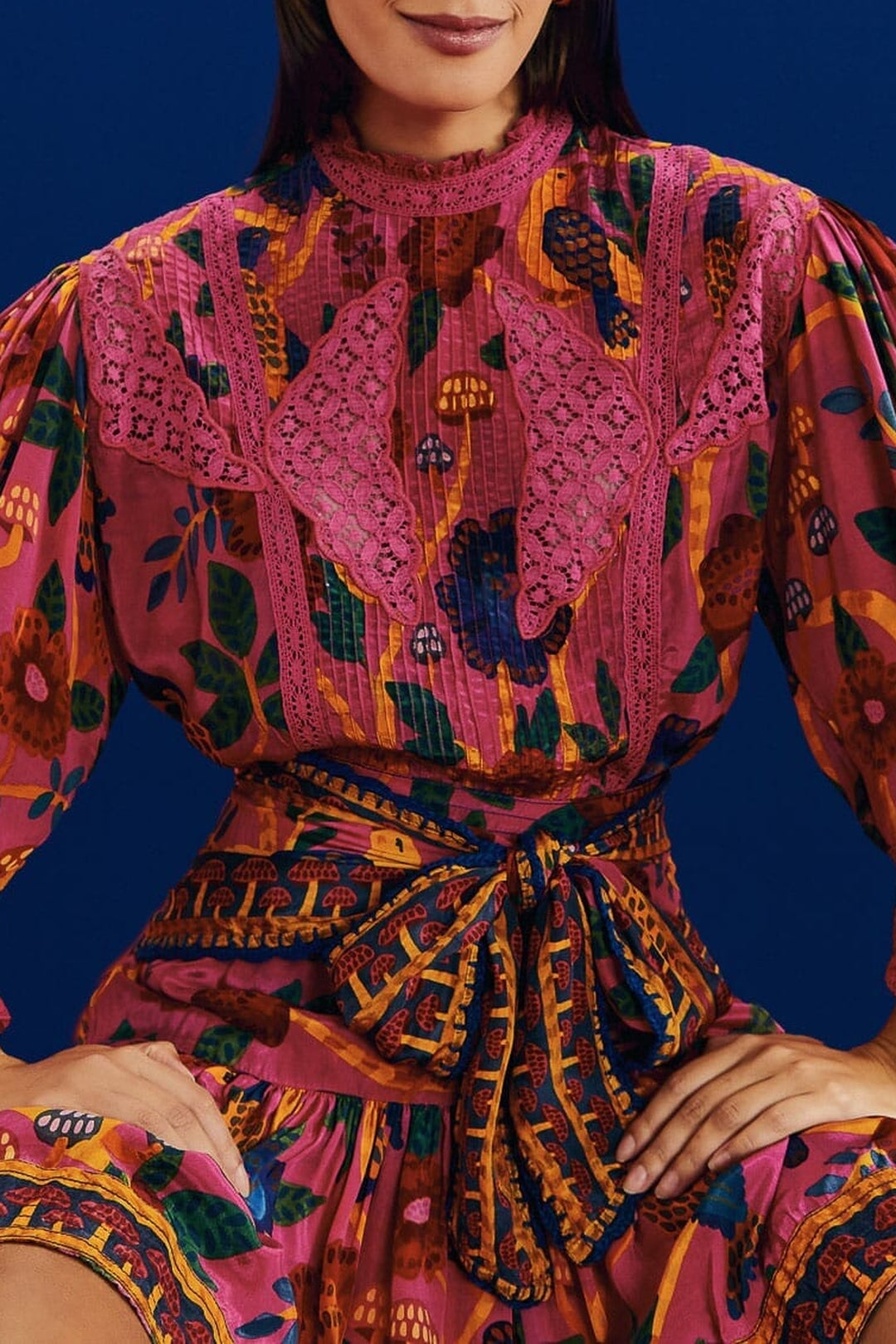 Blouse Sweet Forest - Rose