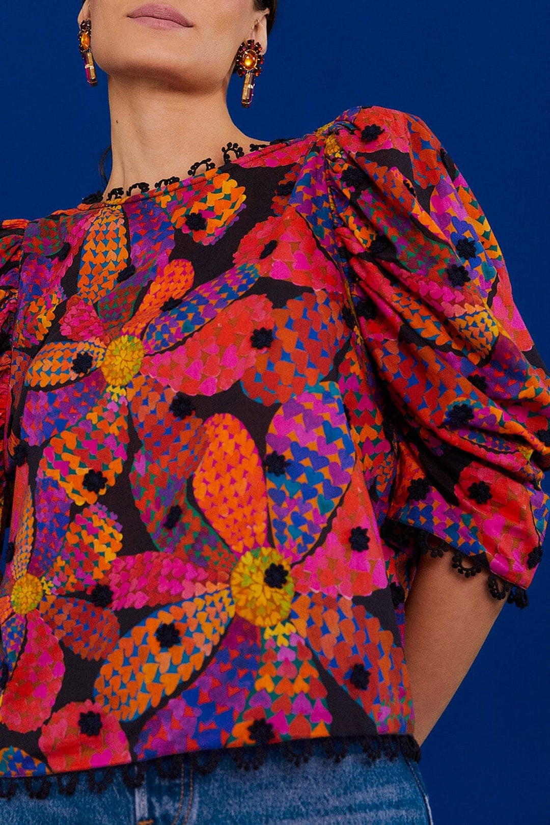 Blouse Blouse Heart Daisy - Rose