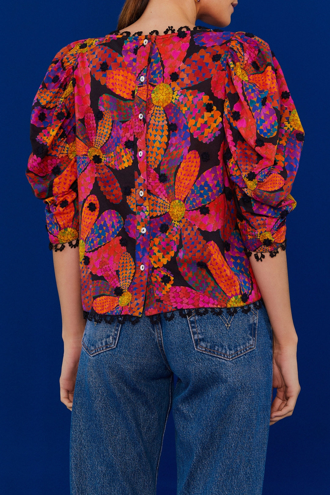 Blouse Blouse Heart Daisy - Rose