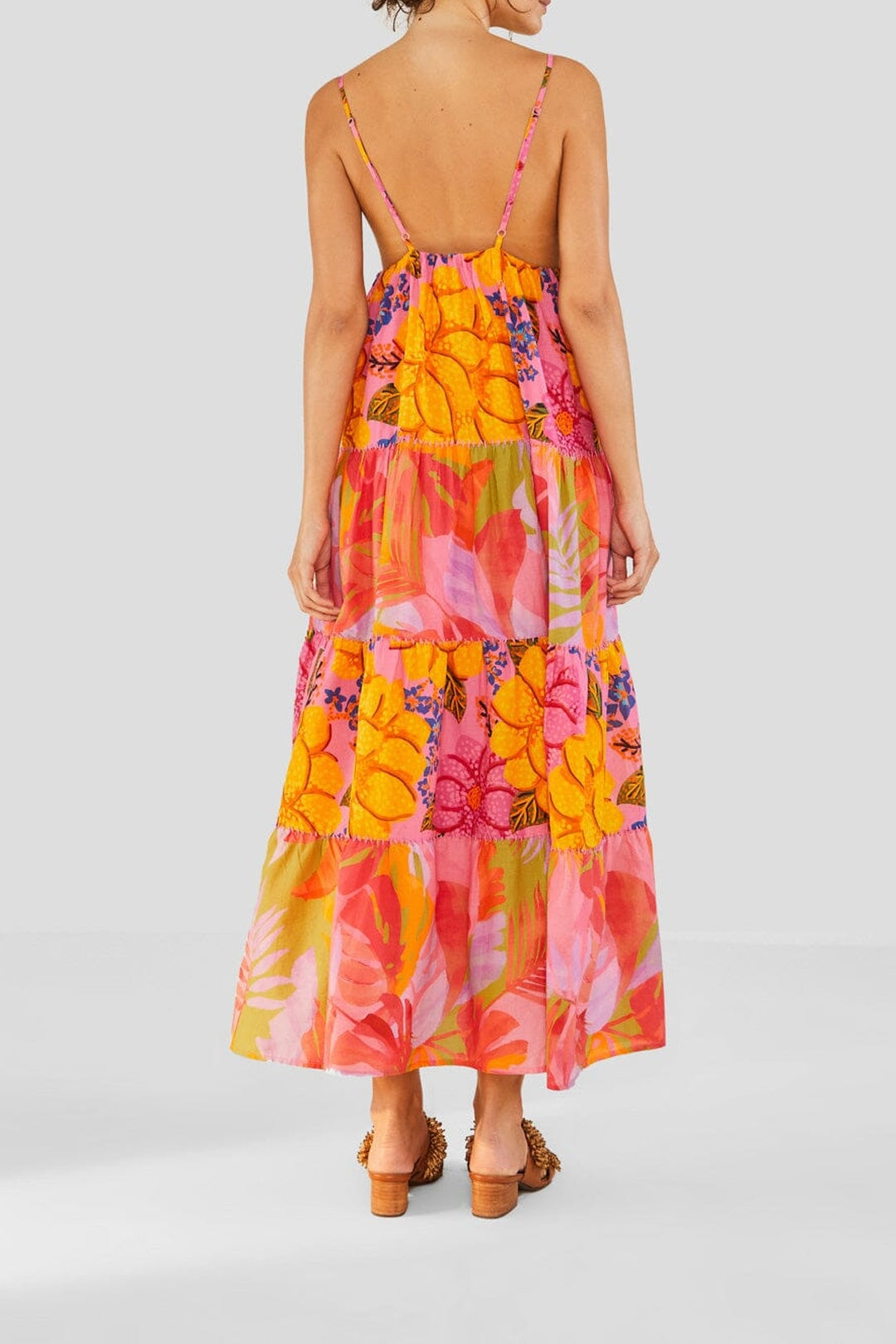 MEDIA OFF LINE_Robe maxi Mixed Pink Prints - Multicolore