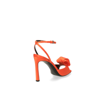 SERGIO ROSSI Sandales Bidougi 95 en satin - Orange