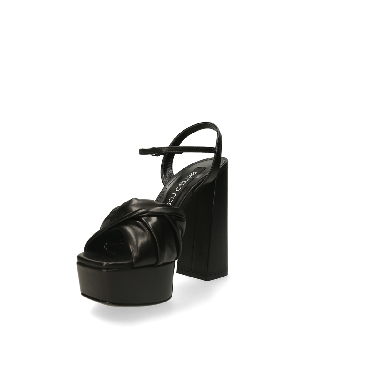 SERGIO ROSSI Sandales Amber 135 - Noir