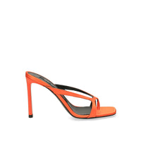 SERGIO ROSSI Sandales Aracne 95 en satin - Orange