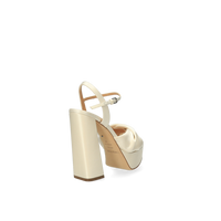 SERGIO ROSSI Sandales Amber 135 - Blanc craie