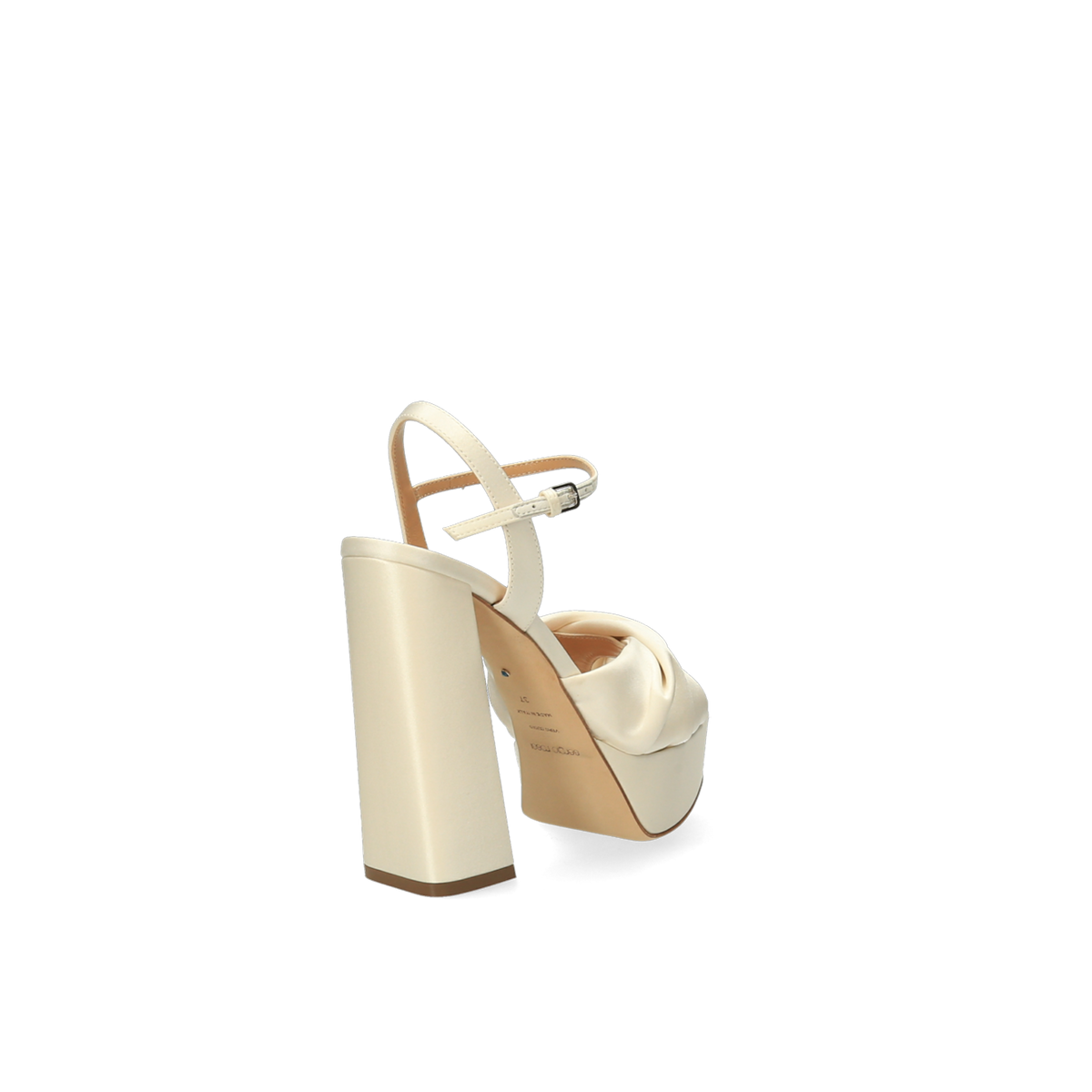 SERGIO ROSSI Sandales Amber 135 - Blanc craie