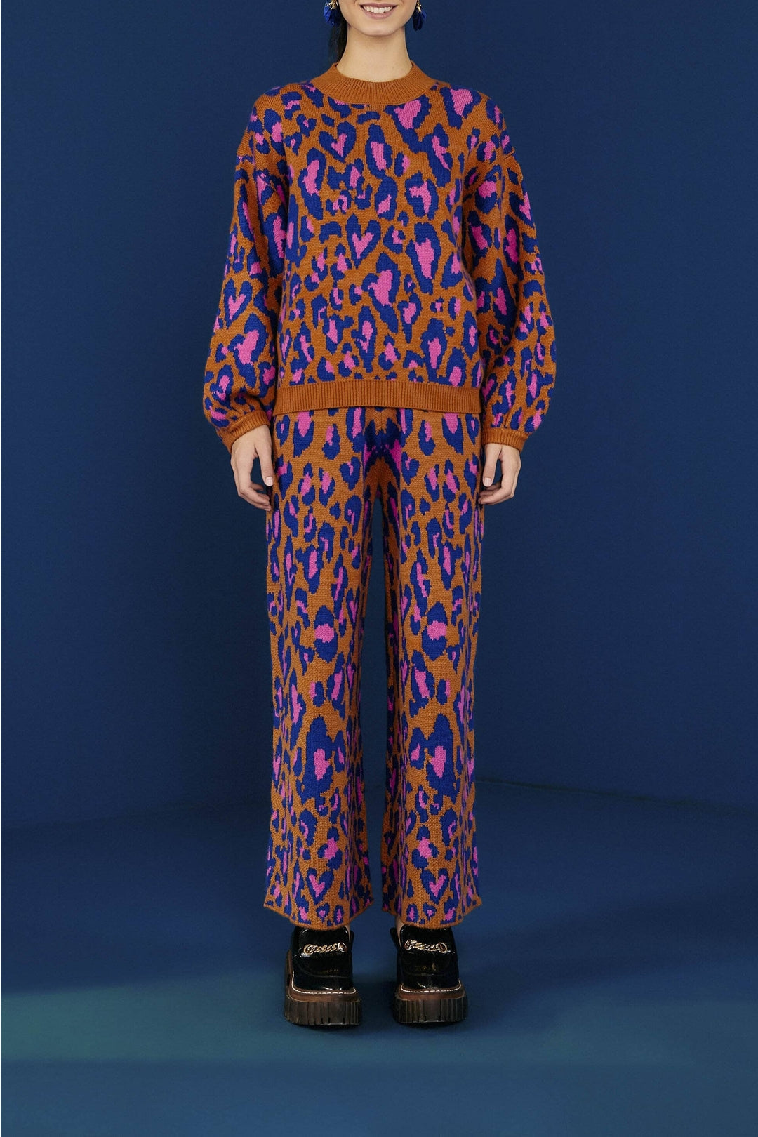 Pantalon Léopard Pop - Marron