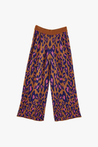 Pantalon Léopard Pop - Marron