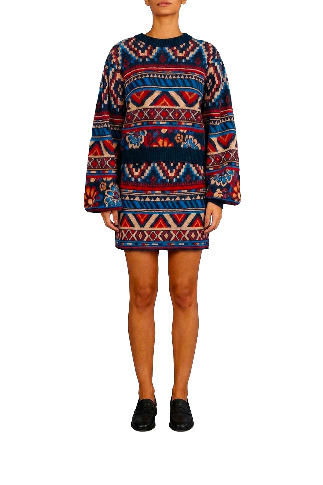 DJV_FELIX_JAMBES_Tapestry Blue Jupe - Tapestry Blue