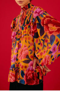 MEDIA OFF LINE_Blouse Floral Dream - Multicolore