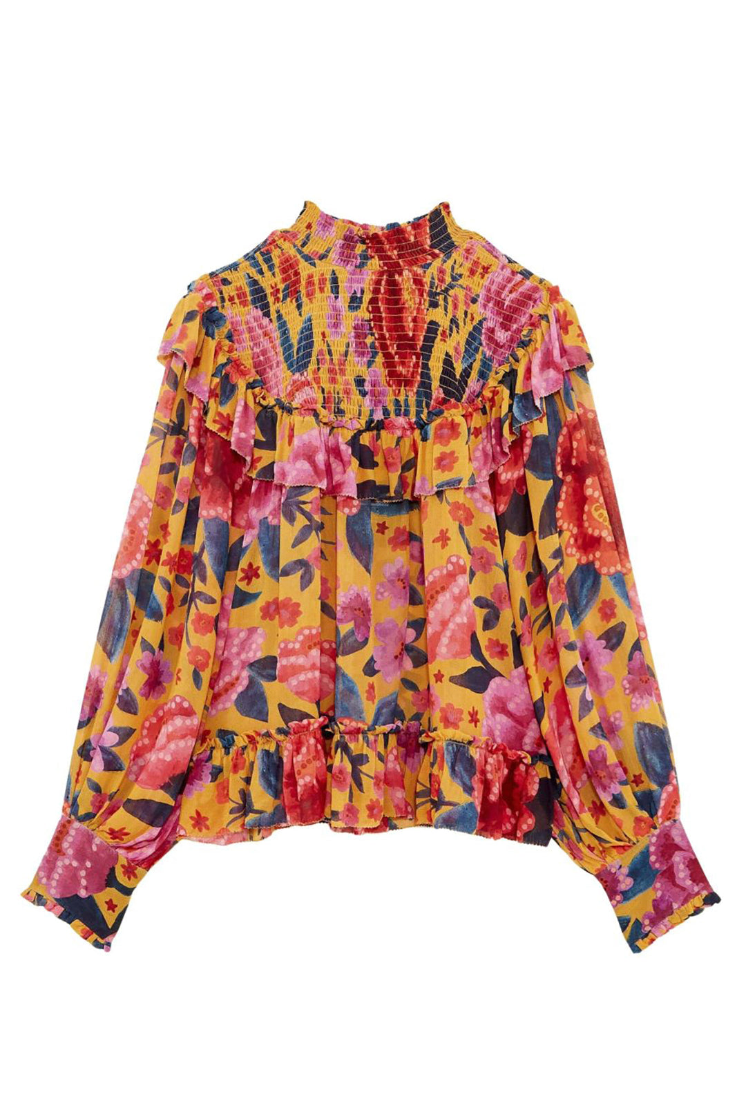 MEDIA OFF LINE_Blouse Floral Dream - Multicolore