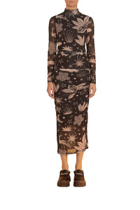 Robe midi Cerrado Sky en tulle - Noir