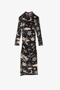 Robe midi Cerrado Sky en tulle - Noir