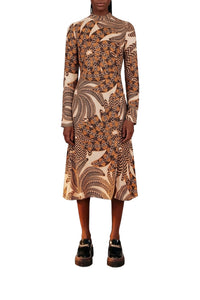 Robe midi Sand Yawanawa Vanahu - Beige