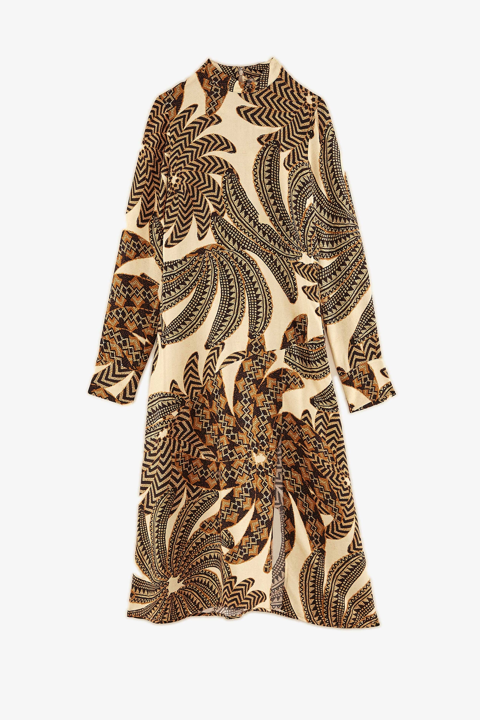 Robe midi Sand Yawanawa Vanahu - Beige