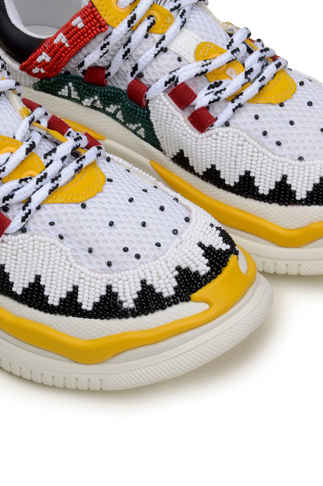 Beaded platform trainers - Multicolour