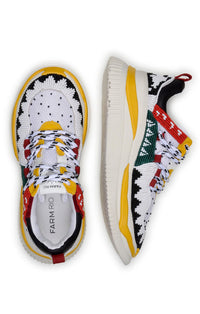 Beaded platform trainers - Multicolour