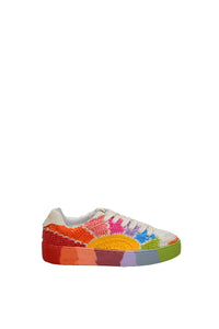 Sunset crochet trainers - Multicolour