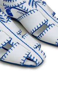 Palm tree sandals - Blue