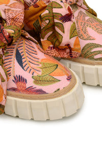 Summer Dream mules with cotton bow - Pink