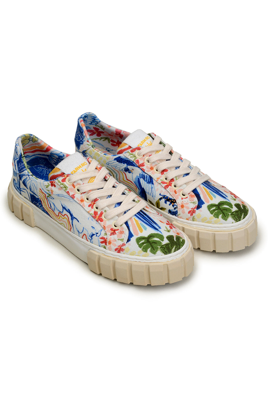 Copacabana cotton platform trainers - Multicolour