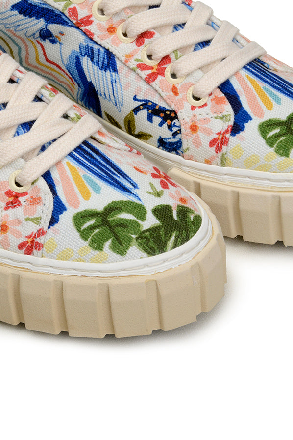 Copacabana cotton platform trainers - Multicolour