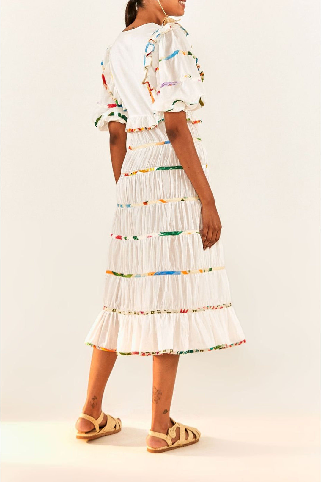 Multicolor Robe midi - Multicolor
