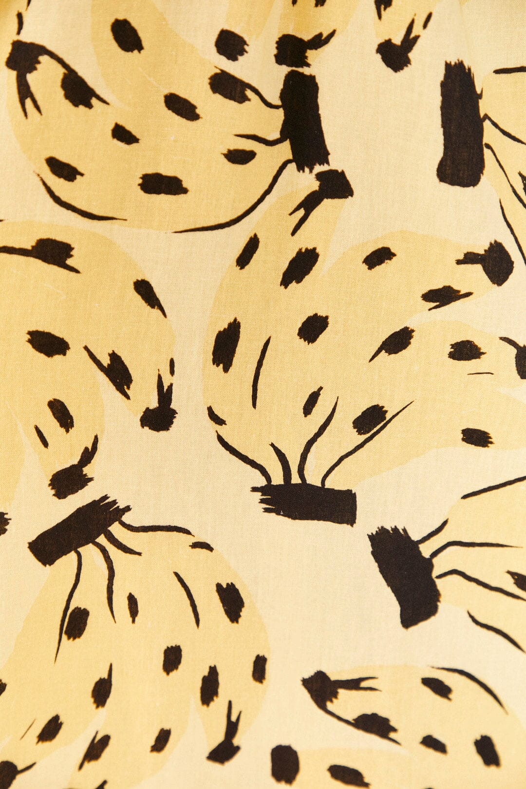 MEDIA OFF LINE_Robe midi Banana bossa en lin - Jaune