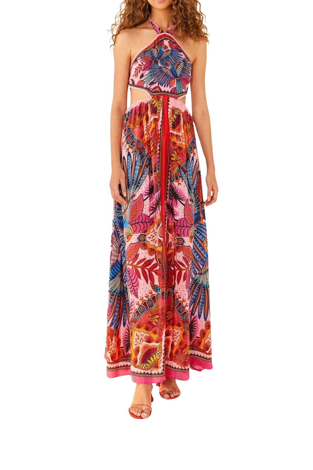 Robe longue Macaw - Rose