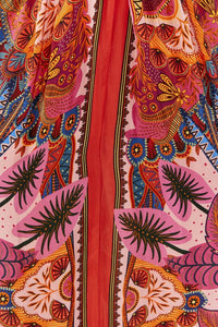 Robe longue Macaw - Rose