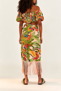 Top court Macaw Leaves - Multicolore
