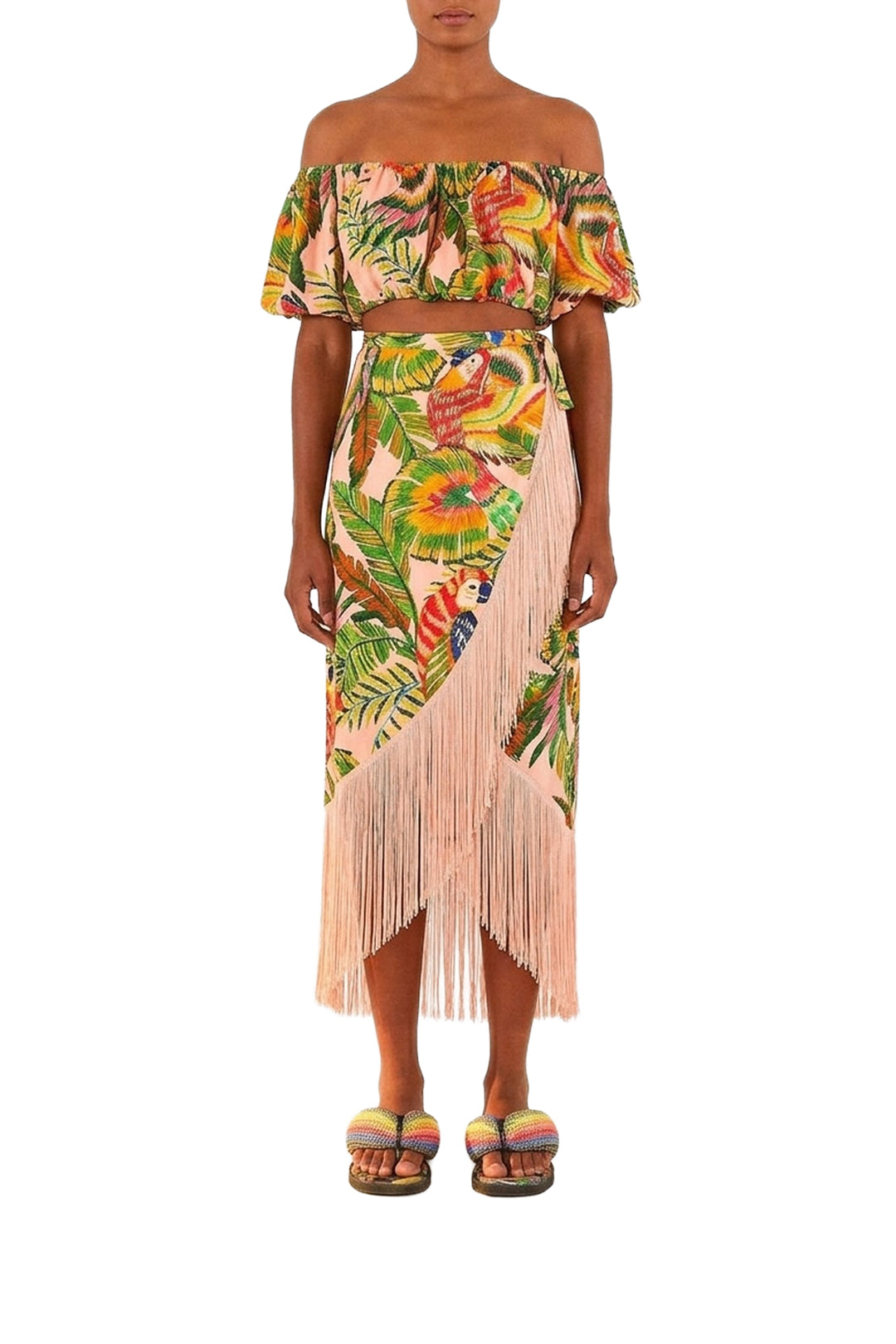 Top court Macaw Leaves - Multicolore