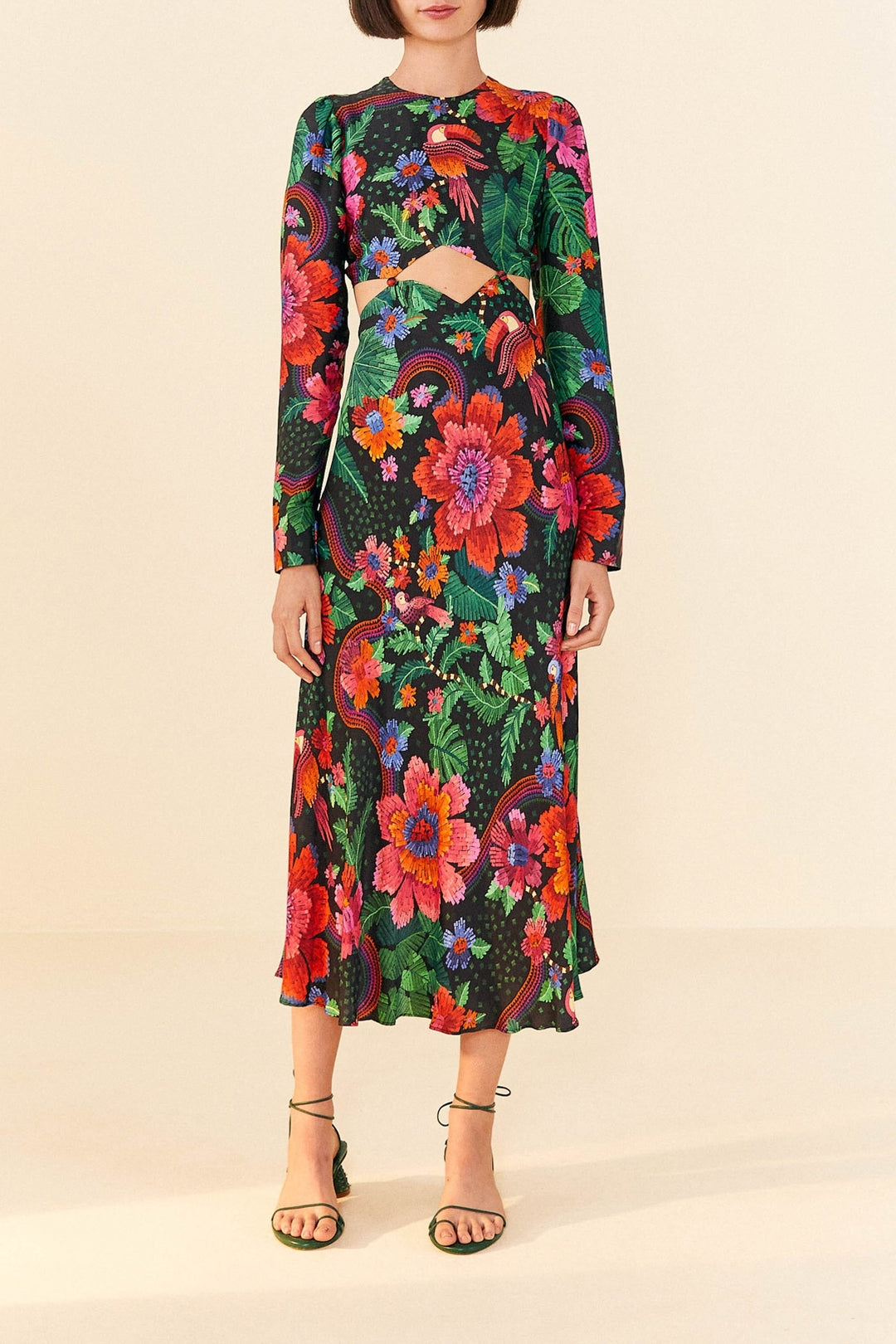 MEDIA OFF LINE_Robe Mi Di Blooming Garden - Noir