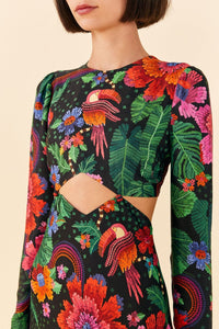 MEDIA OFF LINE_Robe Mi Di Blooming Garden - Noir