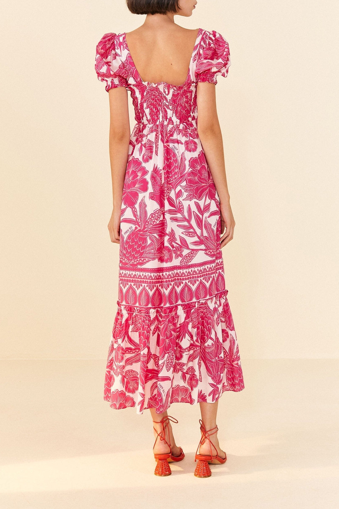 Tropical Woodcut Robe longue - Tropical Woodcut