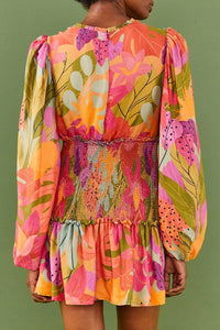 MEDIA OFF LINE_Robe mini Sweet Forest - Rouge