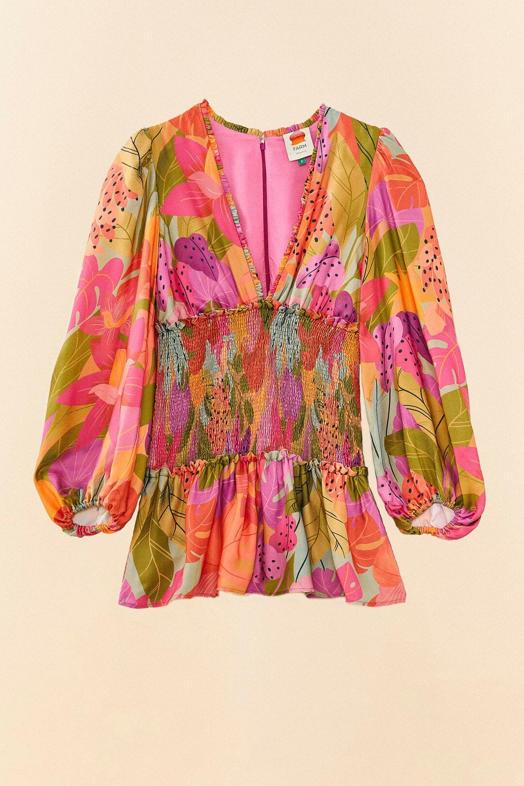 MEDIA OFF LINE_Robe mini Sweet Forest - Rouge