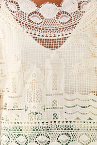 Morada Boa lace blouse - White