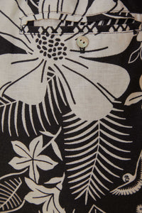 MEDIA OFF LINE_Short Macaw Elegance en lin - Noir