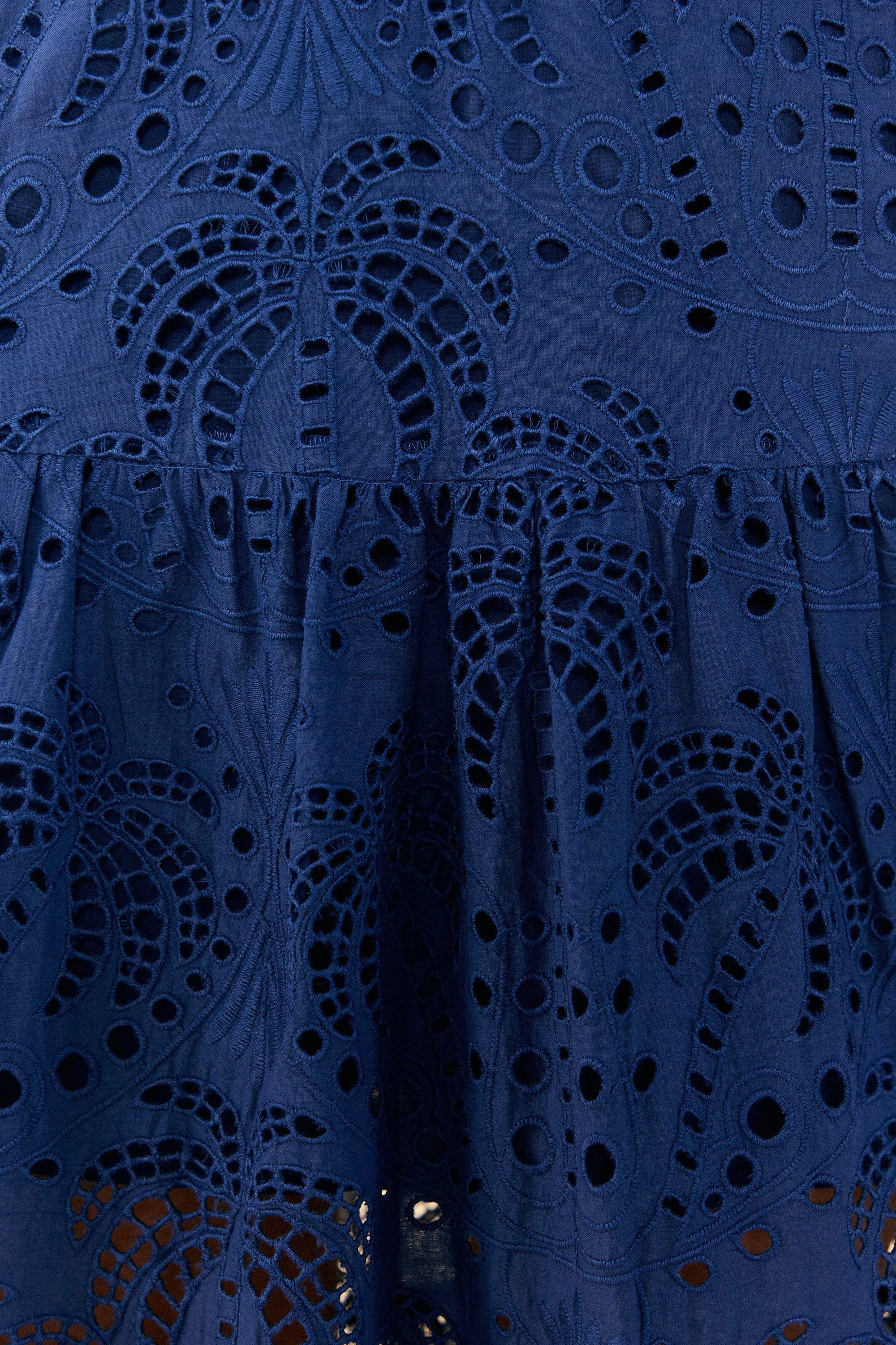 Richilier Palm Tree midi dress - Blue