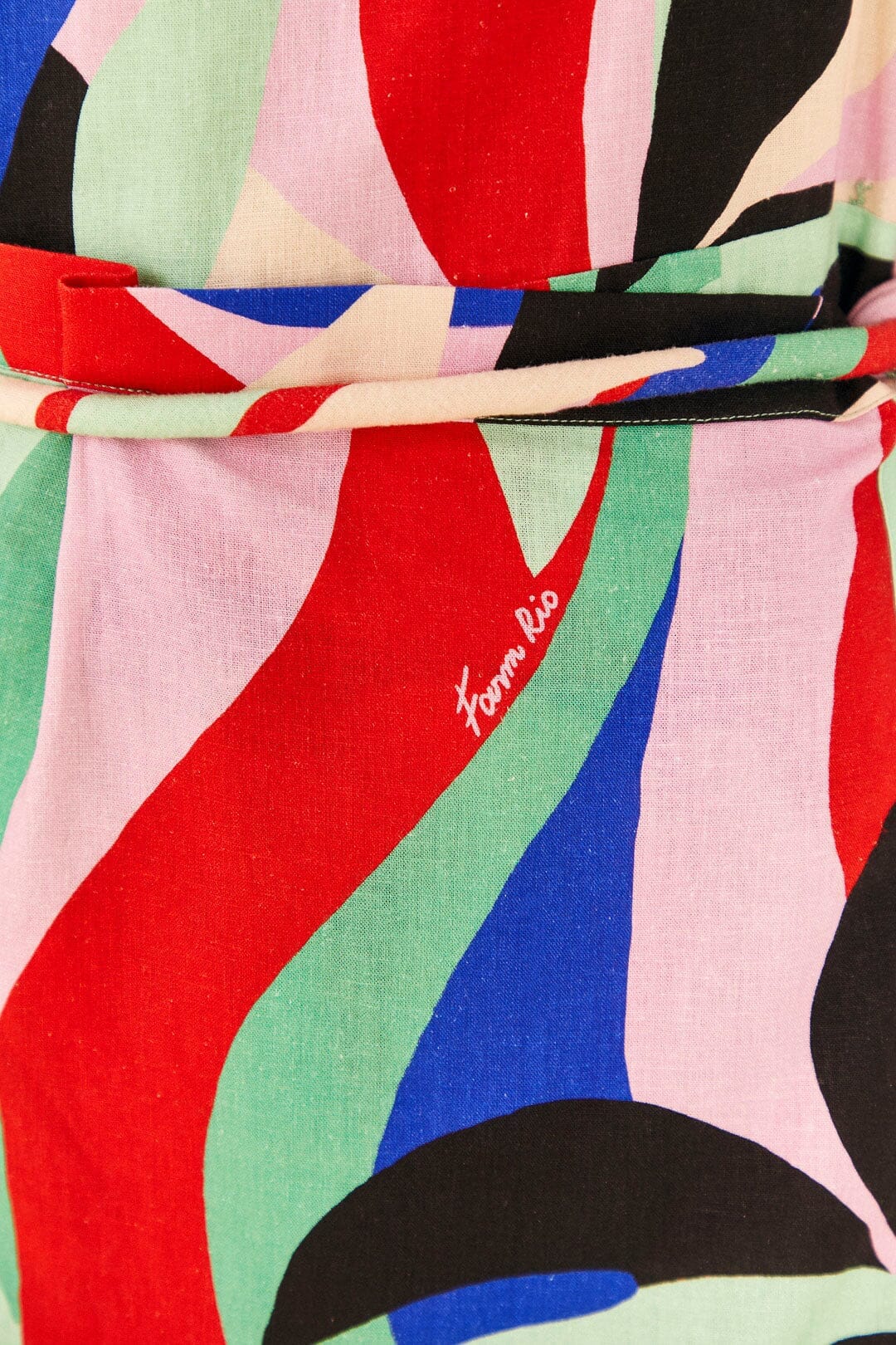 MEDIA OFF LINE_Robe mini Colorful Monstera en lin - Rose