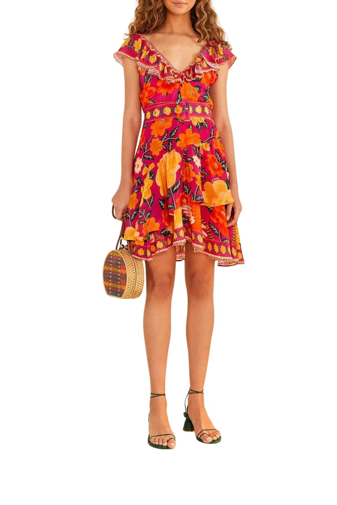 Flowers Pink Robe courte - Flowers Pink
