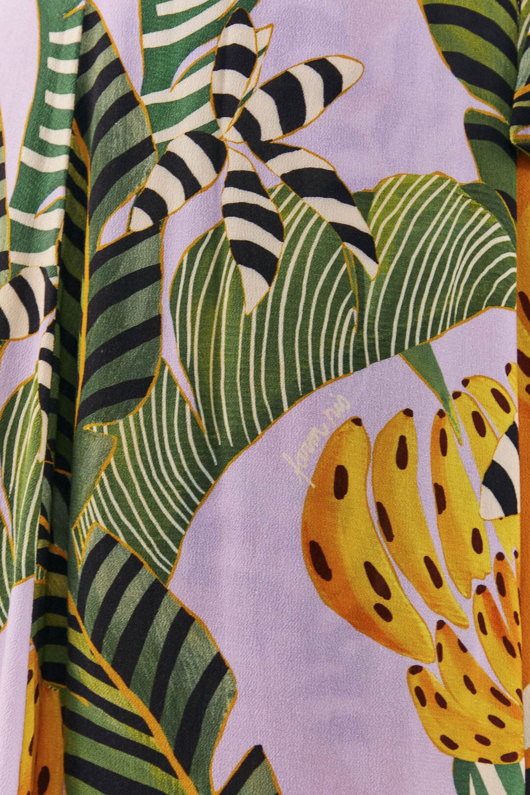 MEDIA OFF LINE_Robe longue portefeuille Bananas - Multicolore