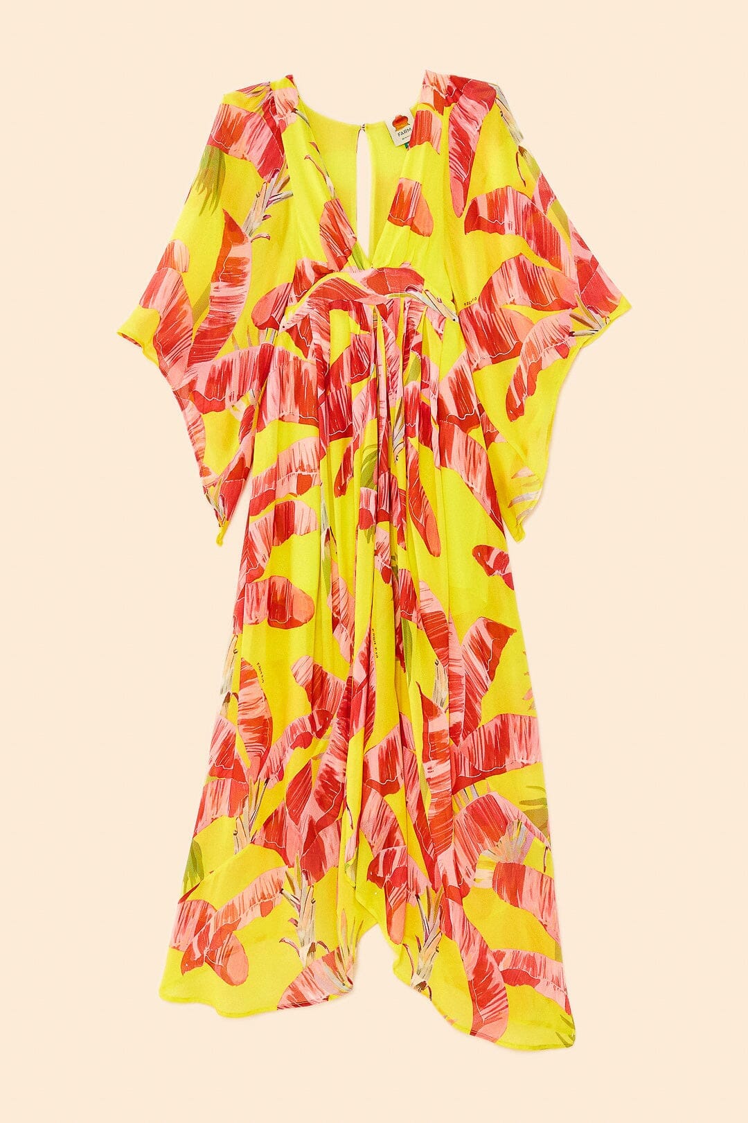 Robe longue Sweet Jungle Lime - Jaune