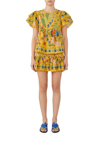 Blouse Summer Garden - Jaune