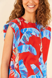 MEDIA OFF LINE_T-shirt Sweet Jungle - Rouge