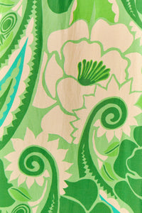 MEDIA OFF LINE_Chemise Tropicale à rayures - Vert